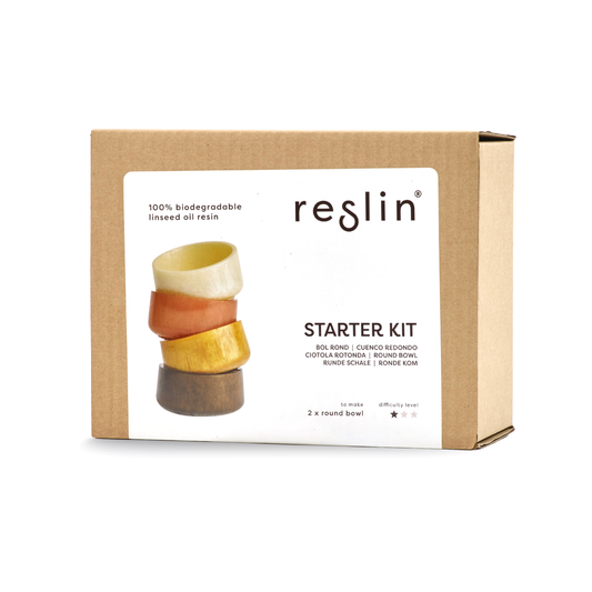 Reslin® Einsteigersets – Nachhaltig kreativ gestalten mit Naturharz