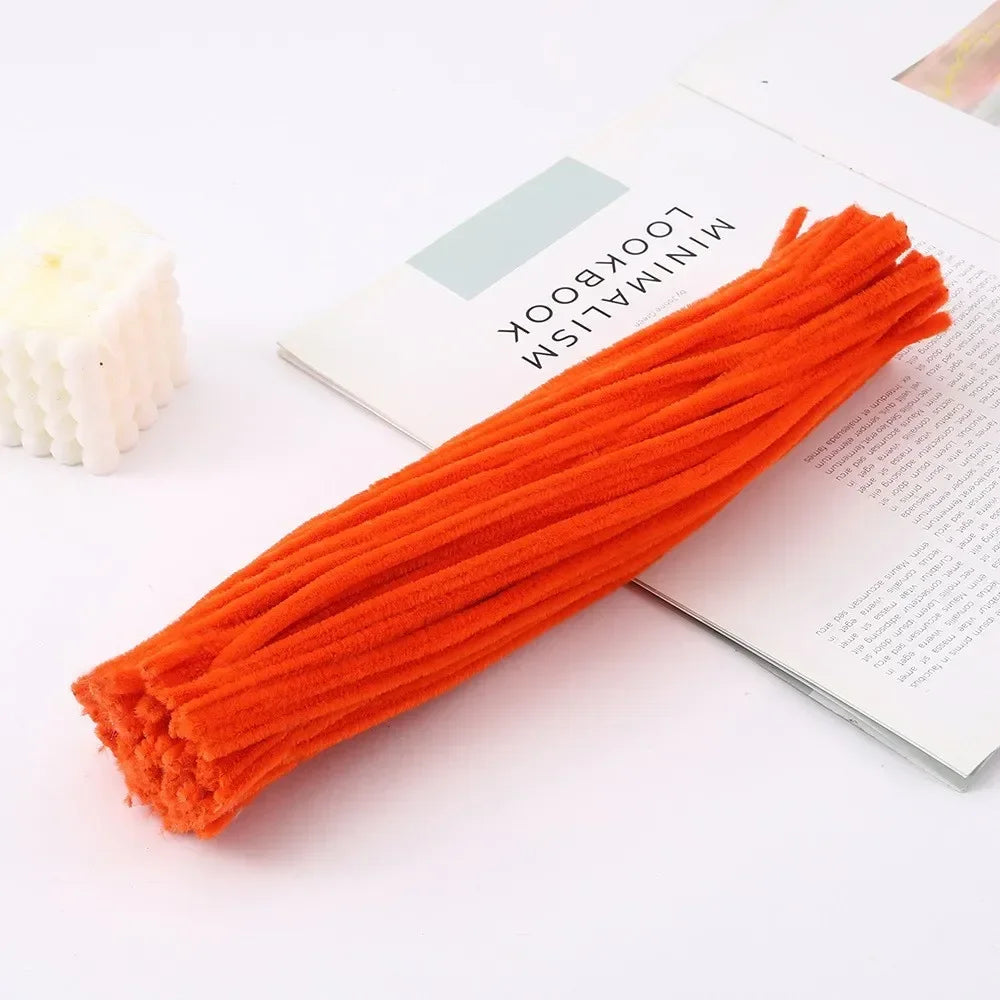 Bunte Pfeifenreiniger / Chenille Basteldrähte – Set für kreative DIY-Projekte (30cm)