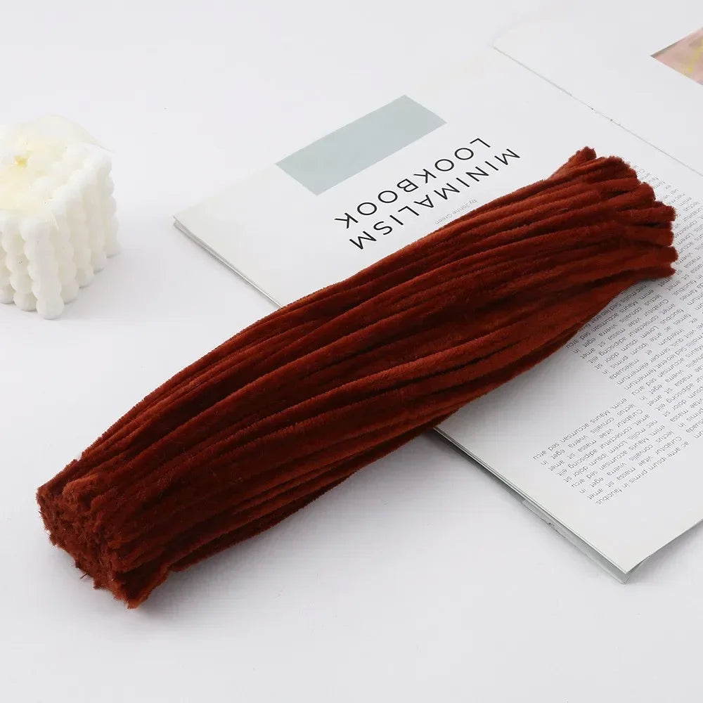 Bunte Pfeifenreiniger / Chenille Basteldrähte – Set für kreative DIY-Projekte (30cm)