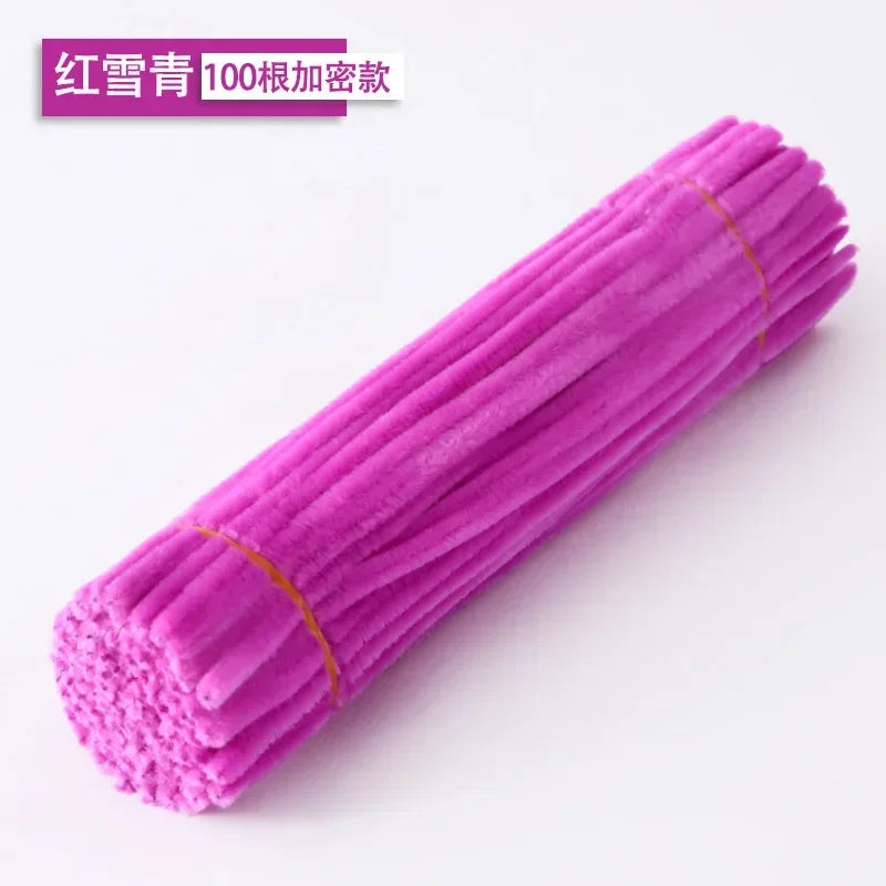 Bunte Pfeifenreiniger / Chenille Basteldrähte – Set für kreative DIY-Projekte (30cm)