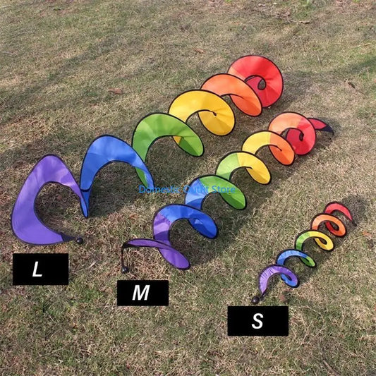 Buntes Spiral-Windspiel