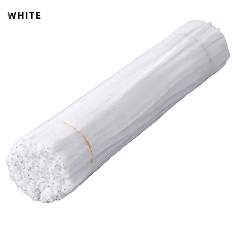 Bunte Pfeifenreiniger / Chenille Basteldrähte – Set für kreative DIY-Projekte (30cm)