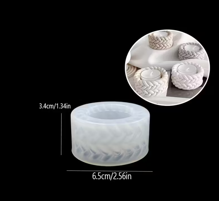 DIY Hanfseil-Kerzenhalter Silikonform – Geflochtenes Design für stilvolle Deko - DIY Hanfseil-Kerzenhalter Silikonform – Geflochtenes Design für stilvolle Deko - BTSCreativ