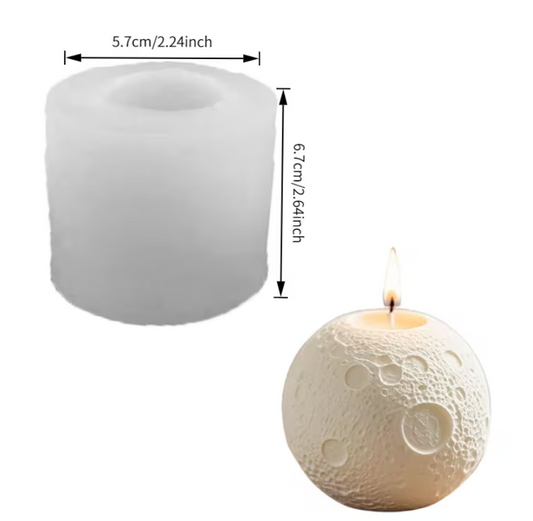 3D Kugel Silikonform für Kerzen, Seife & Deko - 3D Kugel Silikonform für Kerzen, Seife & Deko - BTSCreativ