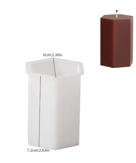 Silikonform-Set für kreative DIY-Projekte – 4-teiliges Set für Stumpenkerzen