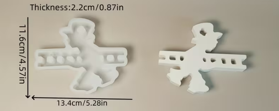 Silikonform Schornsteinfeger – DIY Desktop-Ornament Gießform in 2 Varianten