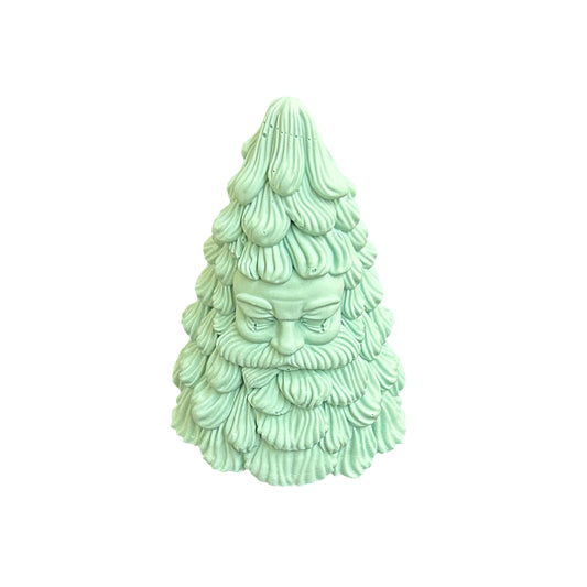 Silikonform „Bearded Santa“ – 14,1 cm x 11,3 cm – Für Jesmonite, Gips & Beton