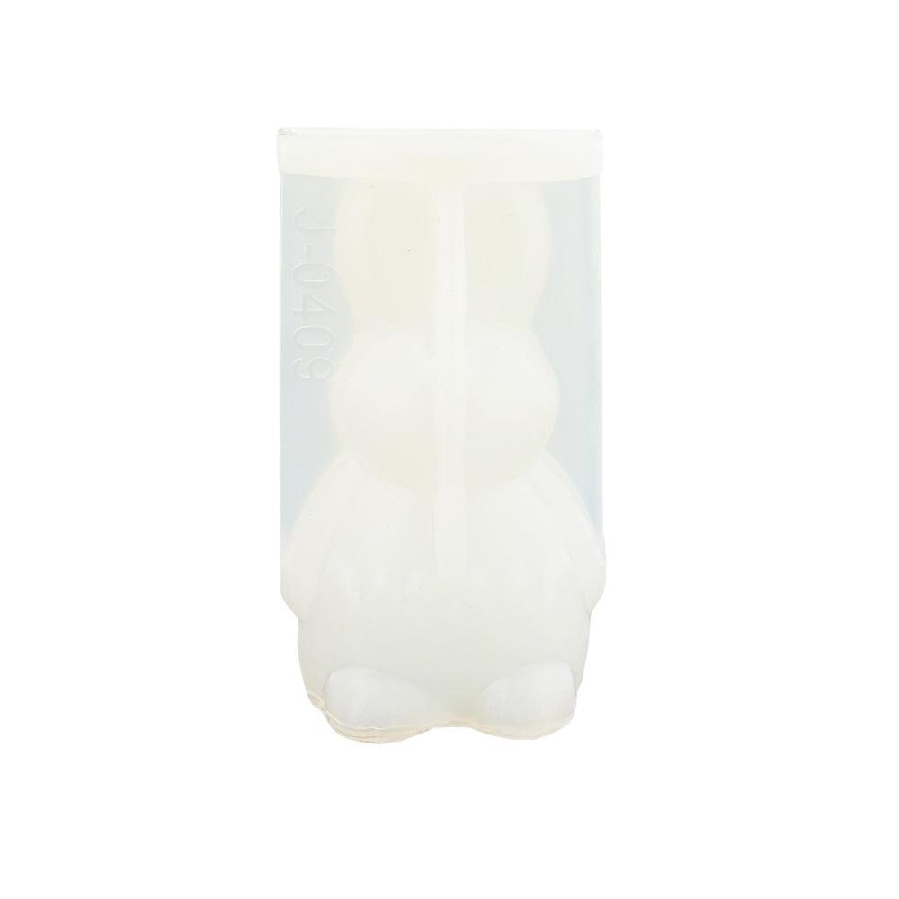 Silikonform für kreative DIY-Projekte – Hase mittel – 11,9cm x 7,2cm x 5,5cm - BTSCreativ