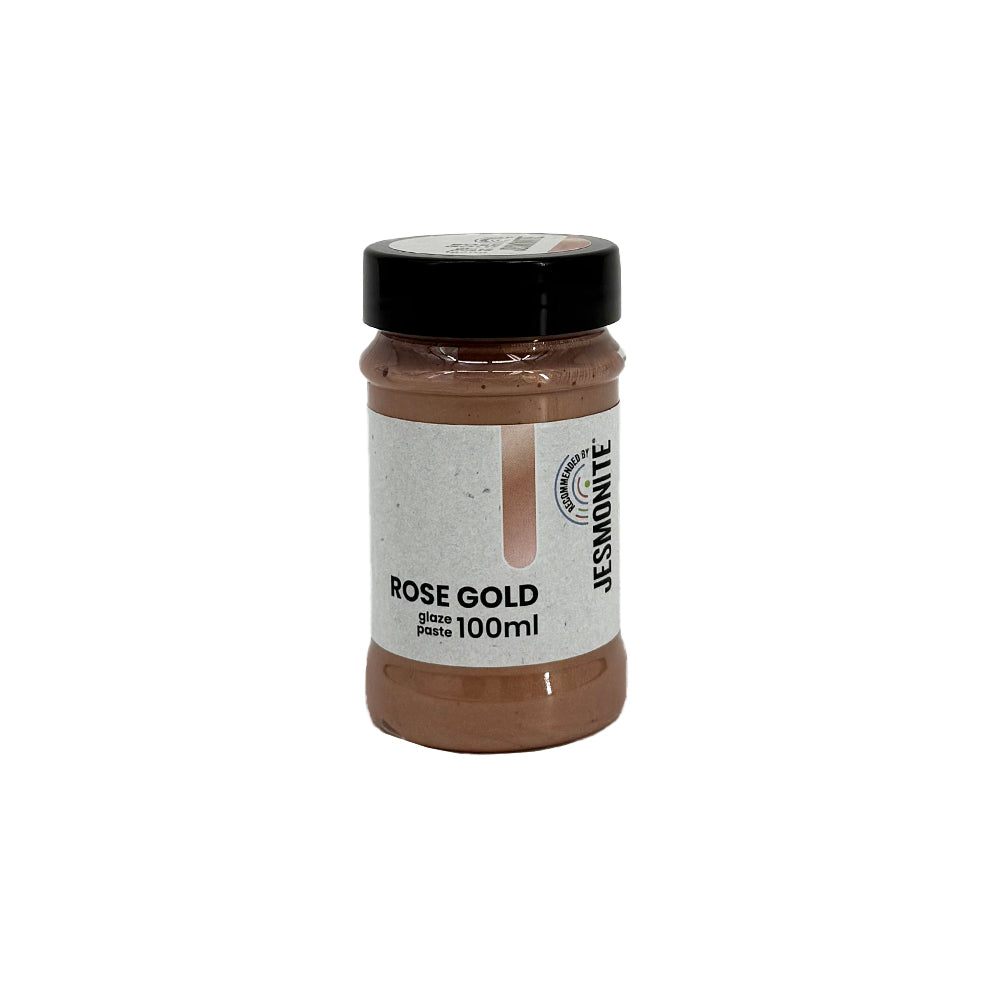 Jesmonite Glaze Paste 100 ml – Effektpaste in Rose Gold, Pearl White & Iridescent Olive Gold