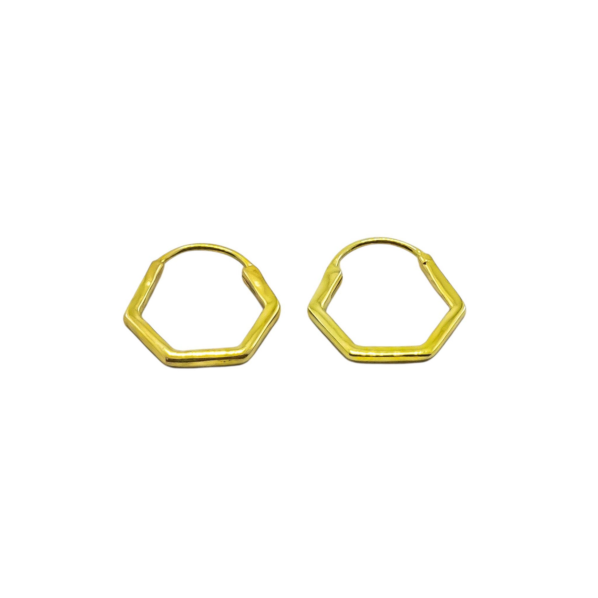 Creolen aus 925er Sterlingsilber – 18 K vergoldet, minimalistisches Design - Creolen aus 925er Sterlingsilber – 18 K vergoldet, minimalistisches Design - BTSCreativ