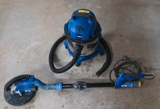 Trockenbau-Set mieten: Schleifer + Industriesauger | Staubfrei